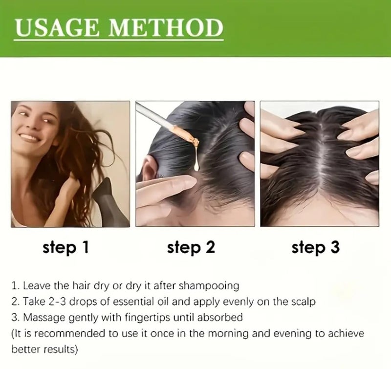 ActivePur Organics Rosemary Mint Scalp & Hair Strengthening Oil for All Hair Types, Hair Treatment Oils, Hair Styling Serums, Hair Serum (Pack of 1, Total 30Ml / 1 Fl Oz) - Image 3